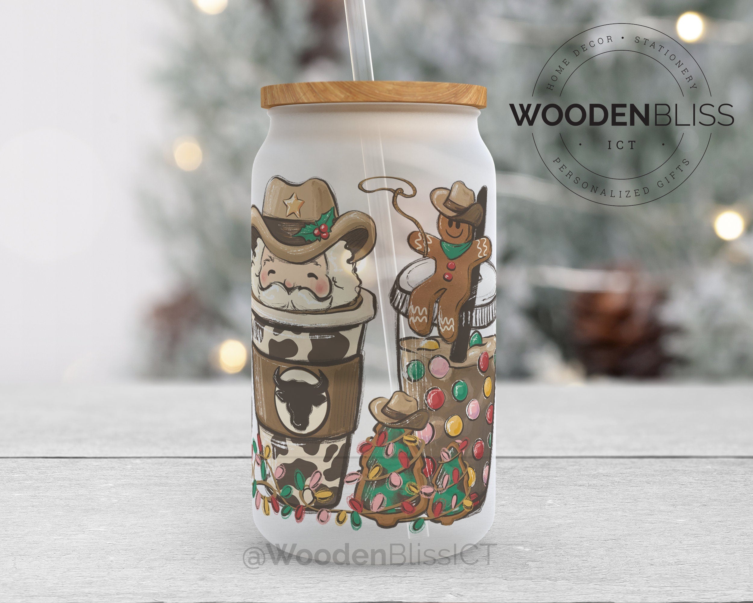 Cow Print Frosted Glass Tumbler, Iced Coffee Glass Beer Can, Coffee Lover  Gift, Christmas Gift for Her, Iced Coffee Cup, New Years, Cowhide